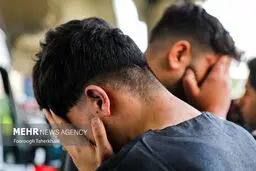 تصاویر بازسازی صحنه جرم در اتوبان صدر
