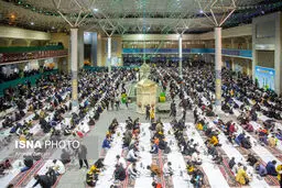 تصاویر سفره افطار امام حسن مجتبی(ع) 