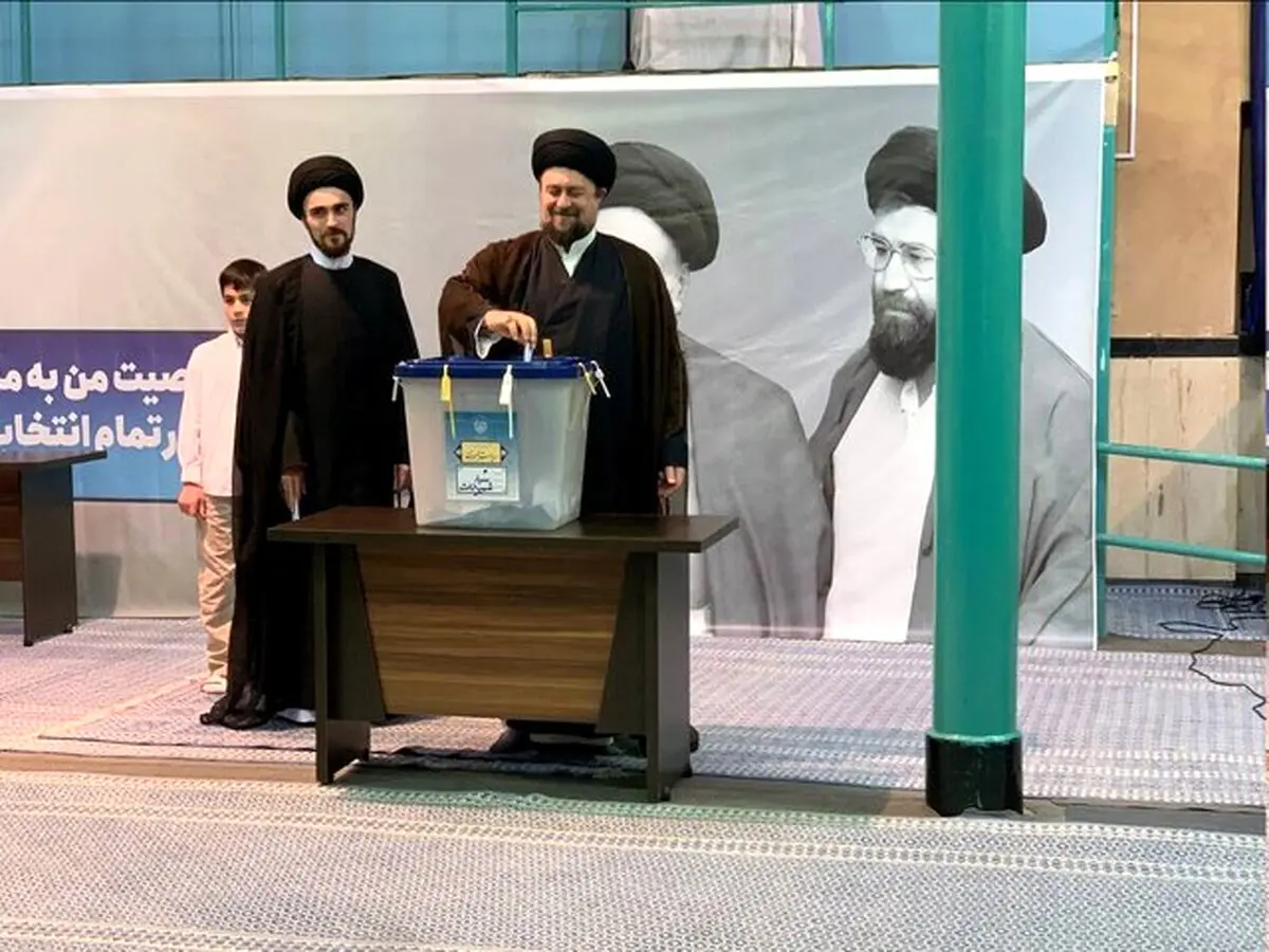 سیدحسن خمینی پس از شرکت در انتخابات: همه نسبت به سرنوشت خود حساس باشند