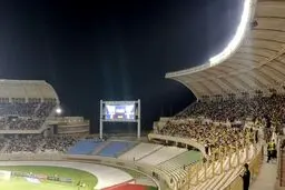 لحظه فاجعه ریزش سقف ورزشگاه پارس شیراز