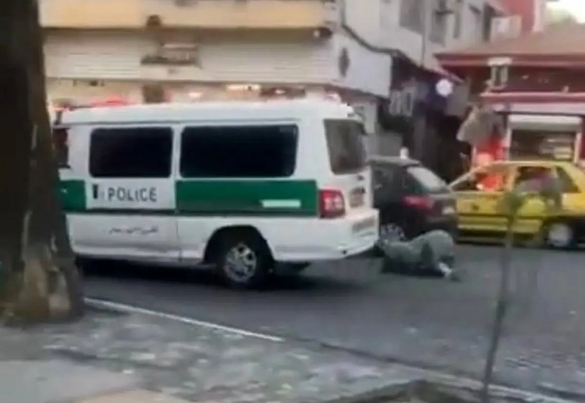 ماجرای سقوط زنی از ون پلیس در گیلان‌ چه بود؟