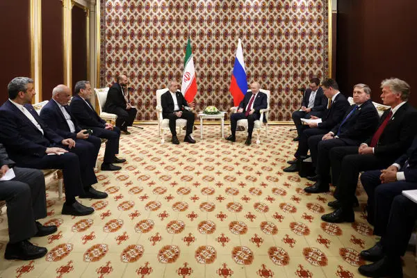 تصاویر دیدار پوتین و پزشکیان