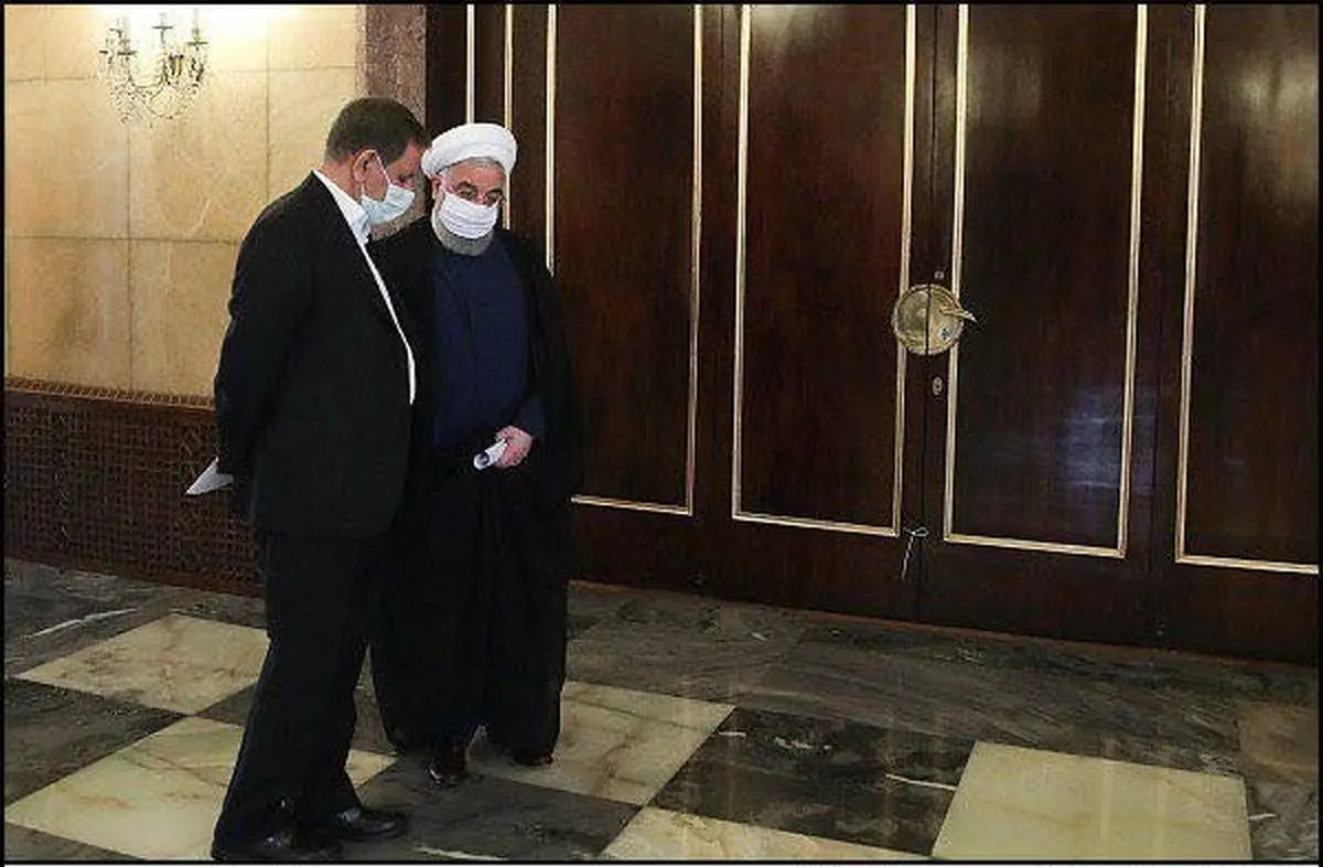 عکس | حضور روحانی و جهانگیری در دیدار امروز با رهبرانقلاب