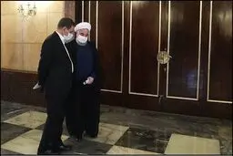 عکس | حضور روحانی و جهانگیری در دیدار امروز با رهبرانقلاب
