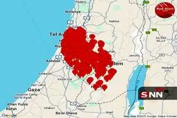 وحشت در اسراییل ؛ تل آویو سرخ شد