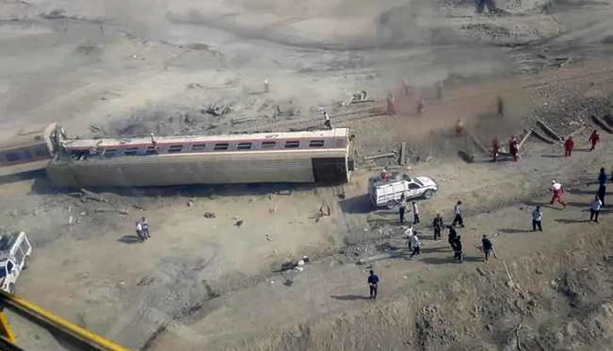 اعزام ناوگان برای انتقال ۴۵۰ مسافر قطار حادثه‌دیده تهران-کرمان