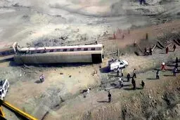 اعزام ناوگان برای انتقال ۴۵۰ مسافر قطار حادثه‌دیده تهران-کرمان