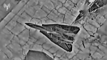 دو فروند جنگنده F-14 ایران روی باند هدف قرار گرفت؟