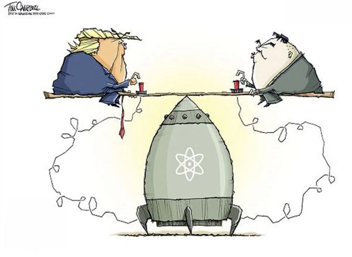 کارتون : هر دو آماده شلیک هستند!