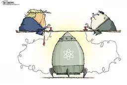 کارتون : هر دو آماده شلیک هستند!