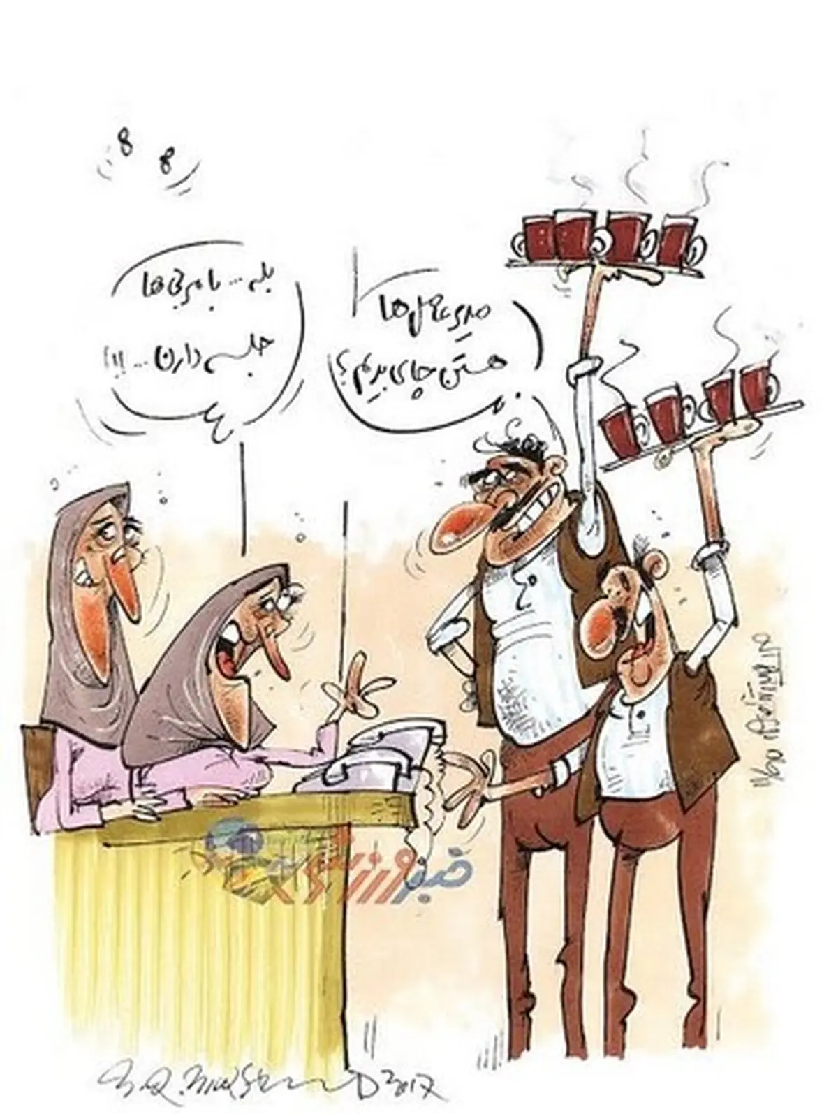 پدیده عجیب لیگ برتر!/کاریکاتور
