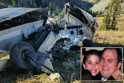سقوط جت شخصی جان پدر را در مقابل چشمان دخترش گرفت+ تصاویر