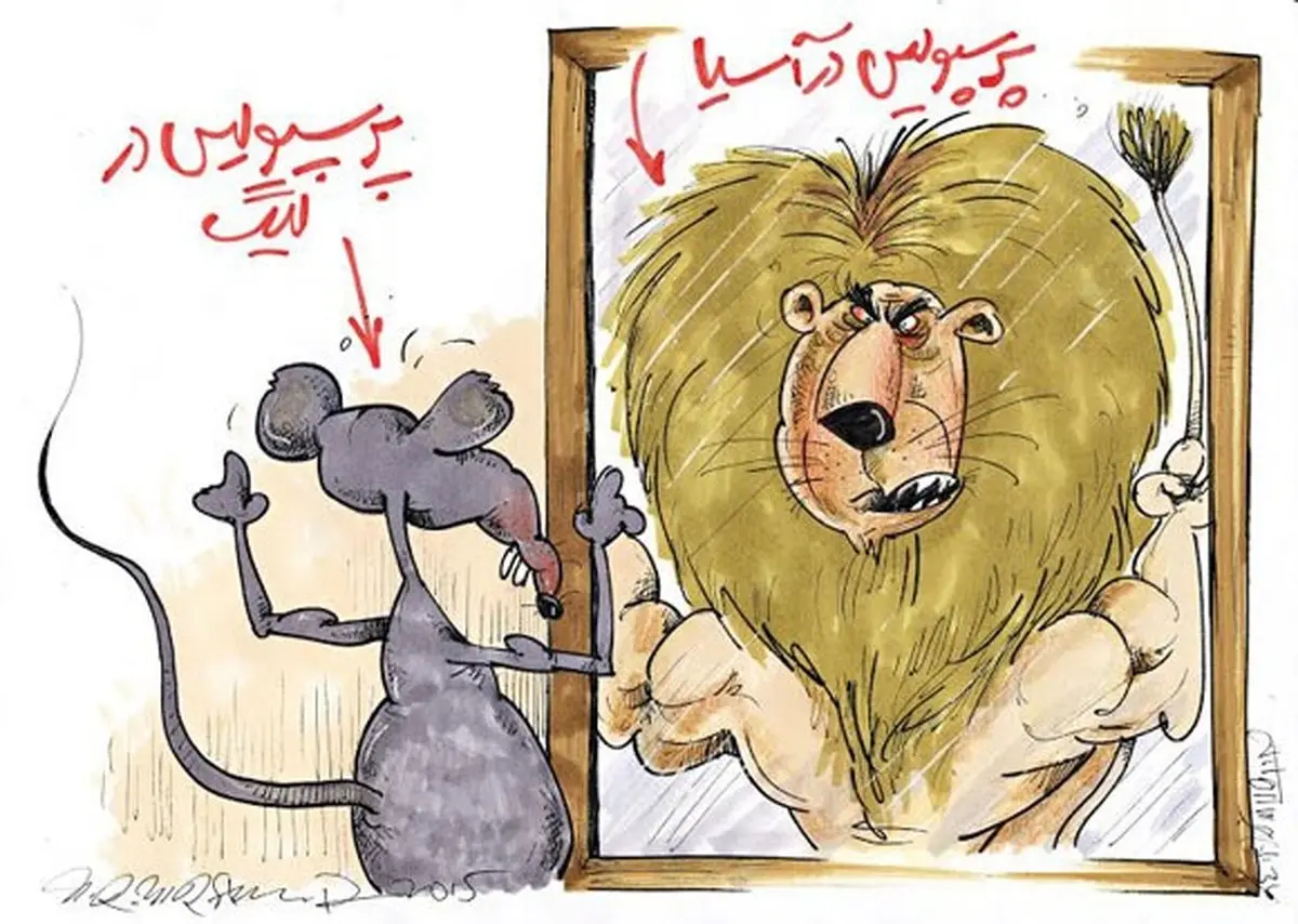 2 چهره پرسپولیس!/کاریکاتور