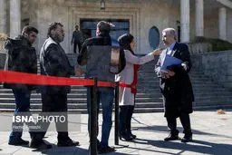 تصاویری از حواشی جلسه و حیاط هیات دولت