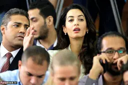 همسر جرج‌کلونی در دادگاه قاهره/تصاویر