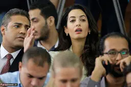 همسر جرج‌کلونی در دادگاه قاهره/تصاویر