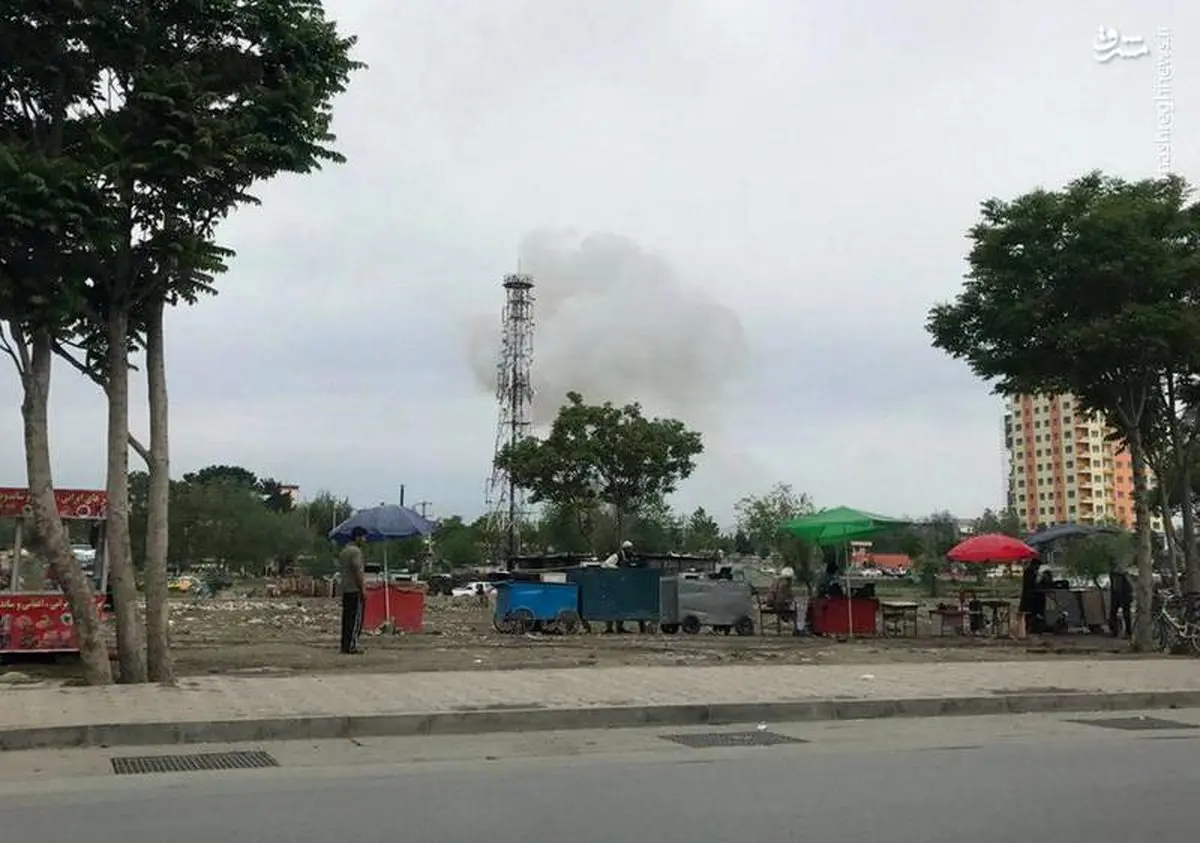 اولین تصاویر از انفجار در نزدیکی سفارت آمریکا در کابل ‌