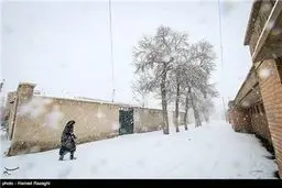 وقتی ابهر هم سفید پوش می‌شود! /تصاویر