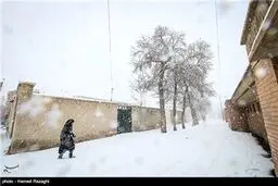 وقتی ابهر هم سفید پوش می‌شود! /تصاویر
