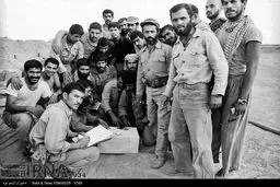 تصویری از رای گیری در جبهه ها