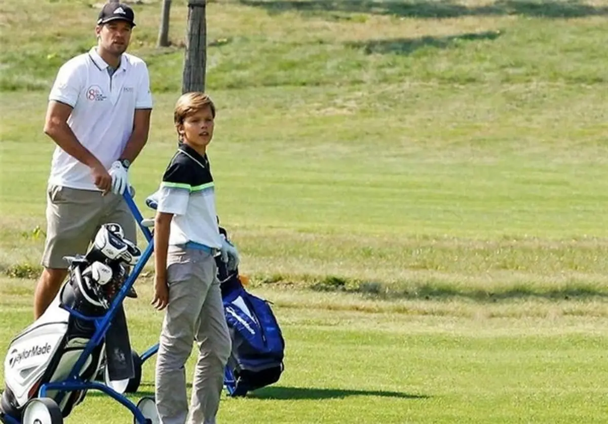 بالاک رقیب پسرش در تورنمنت گلف لایپزیک شد+ تصویر