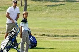 بالاک رقیب پسرش در تورنمنت گلف لایپزیک شد+ تصویر