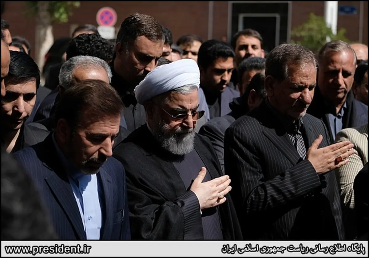 عزاداری سرور و سالار شهیدان در حضور حسن روحانی/تصاویر