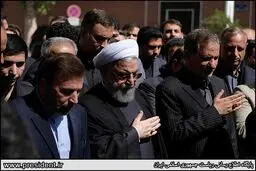 عزاداری سرور و سالار شهیدان در حضور حسن روحانی/تصاویر