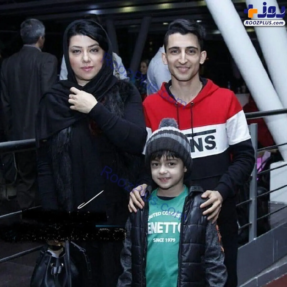 تصویری از همسر شهاب حسینی در کنار پسرش