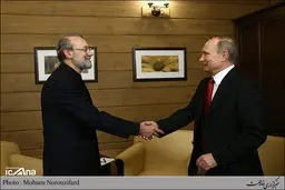 دیدار لاریجانی و پوتین در سوچی/ تصاویر