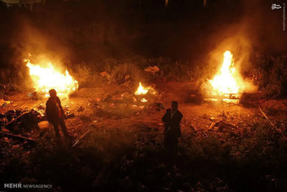 تصاویر سوزاندن اجساد جان‌باختگان زلزله نپال