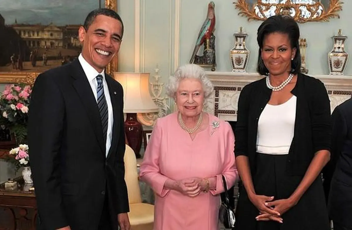 اعترافات خنده‌دار میشل اوباما در باره دیدار با ملکه بریتانیا + عکس