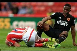 عکس/ مصدومیت وحشتناک بازیکن استوک‌سیتی