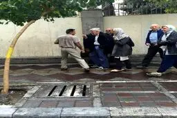 جک استراو در خیابان فردوسی/عکس