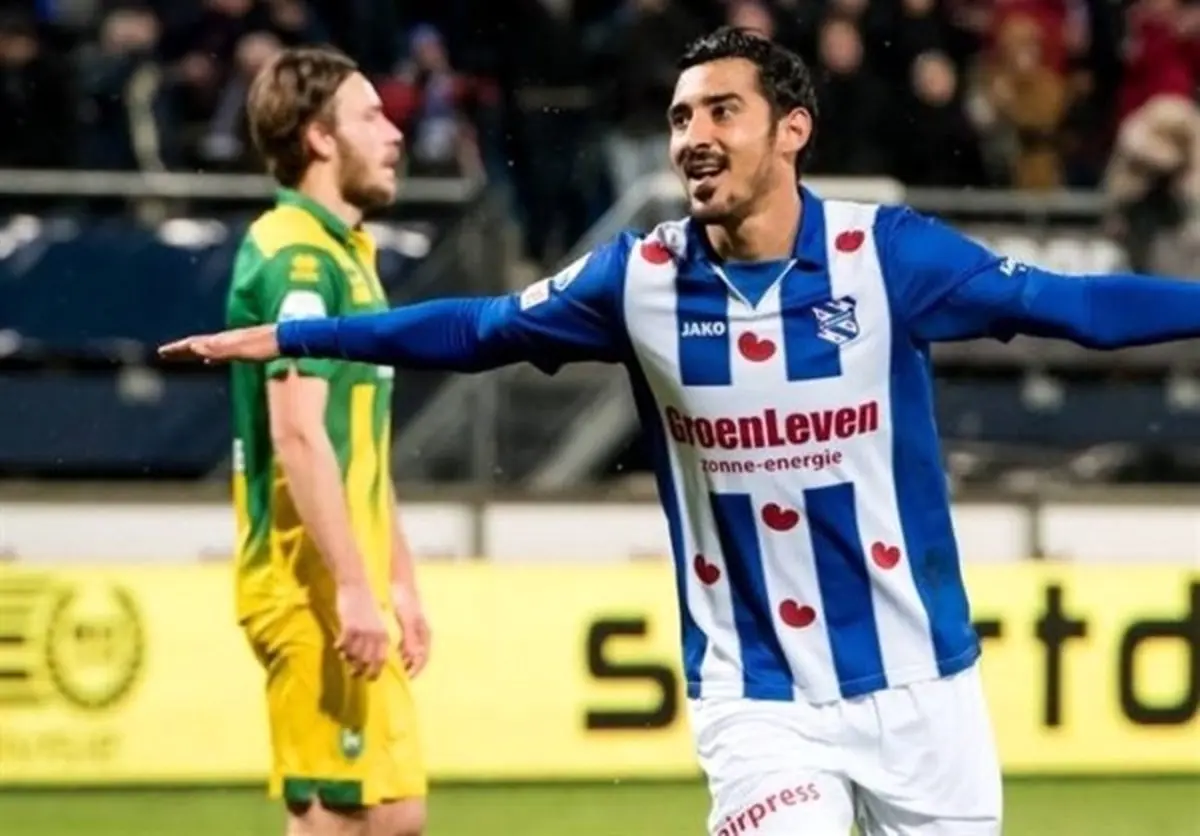 قوچان‌نژاد برترین گلزن فوتبال هلند در سال 2017