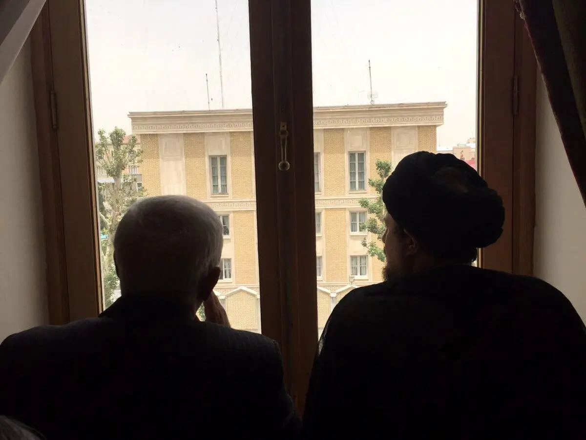 سید حسن خمینی در وزارت خارجه و دیدار با ظریف