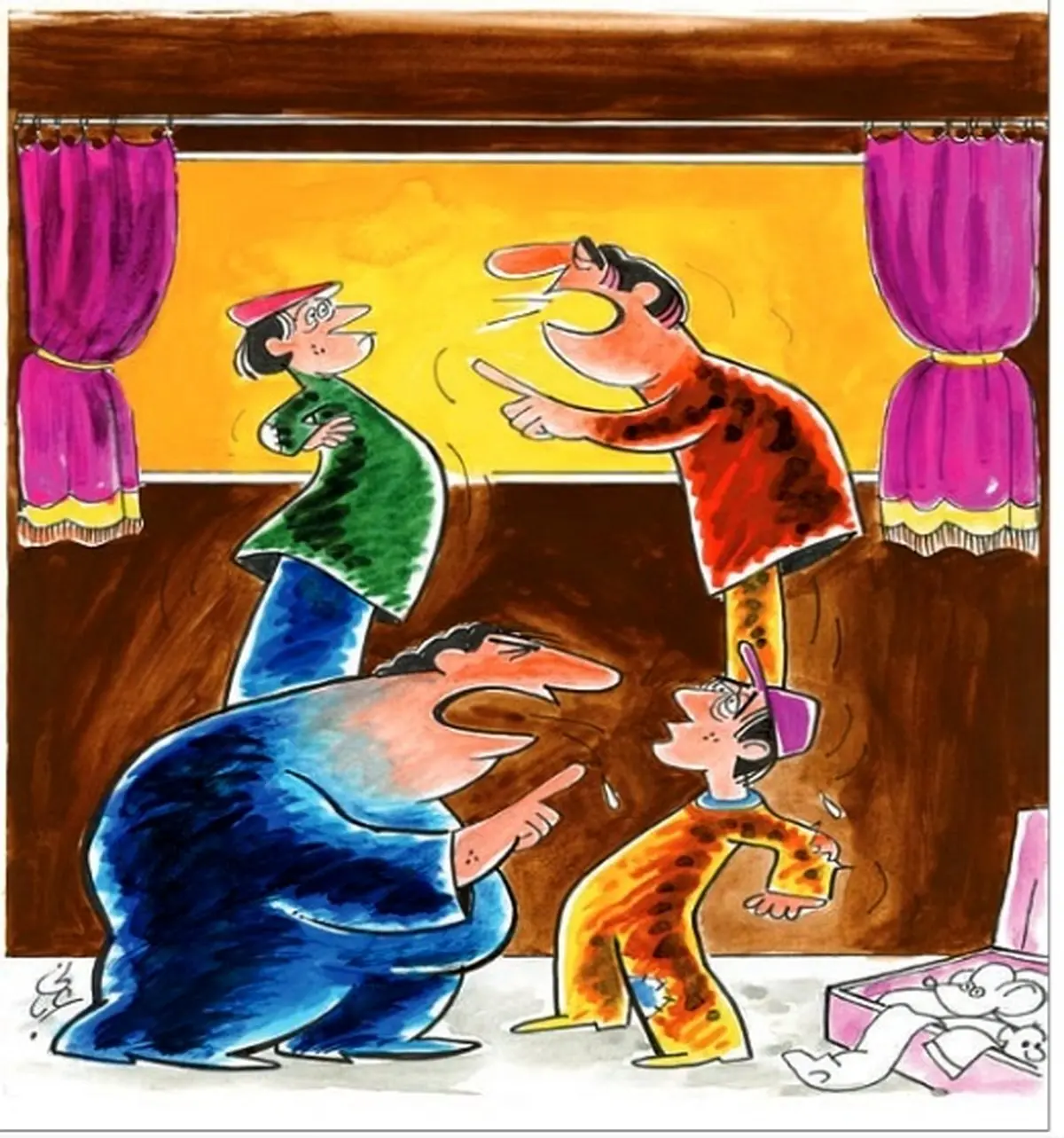 روز سینما /کاریکاتور