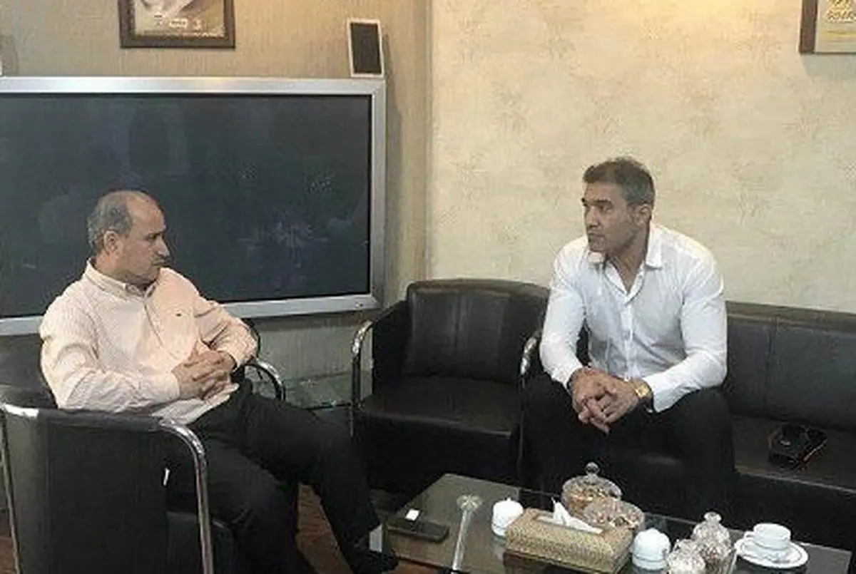 دیدار احمدرضا عابدزاده با تاج در فدراسیون فوتبال + عکس