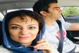 پوزيشن بامزه يكتا ناصر در كنار كارگردان مشهور + عكس