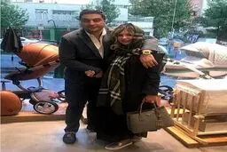 نیوشا ضیغمی و همسرش در حال خرید سیسمونی/عکس