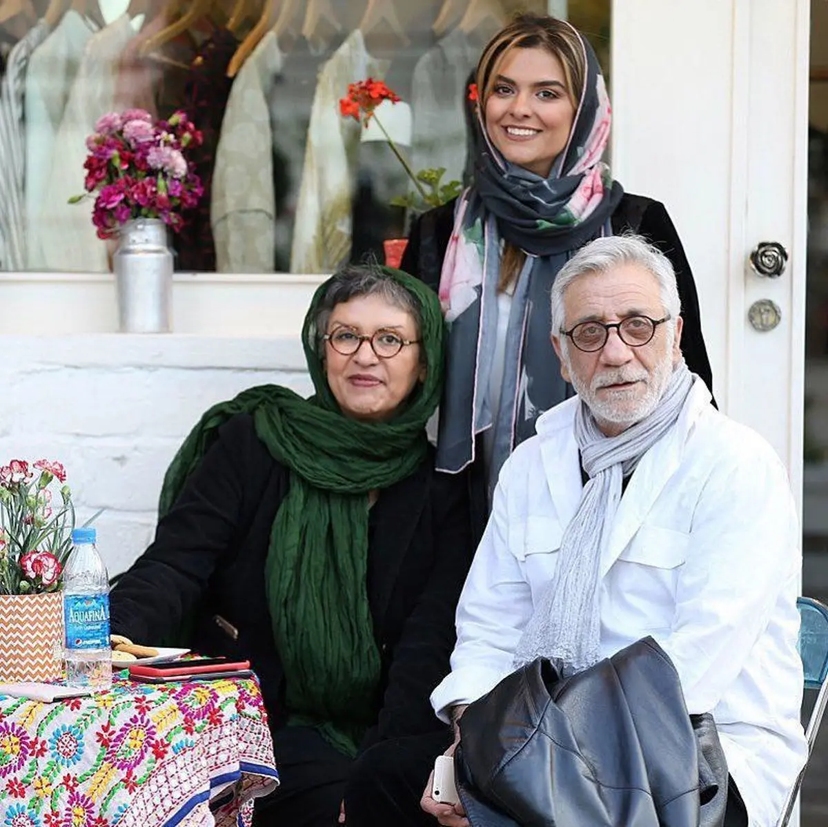 رویا تیموریان به همراه همسر و دختر بازیگرش/عکس