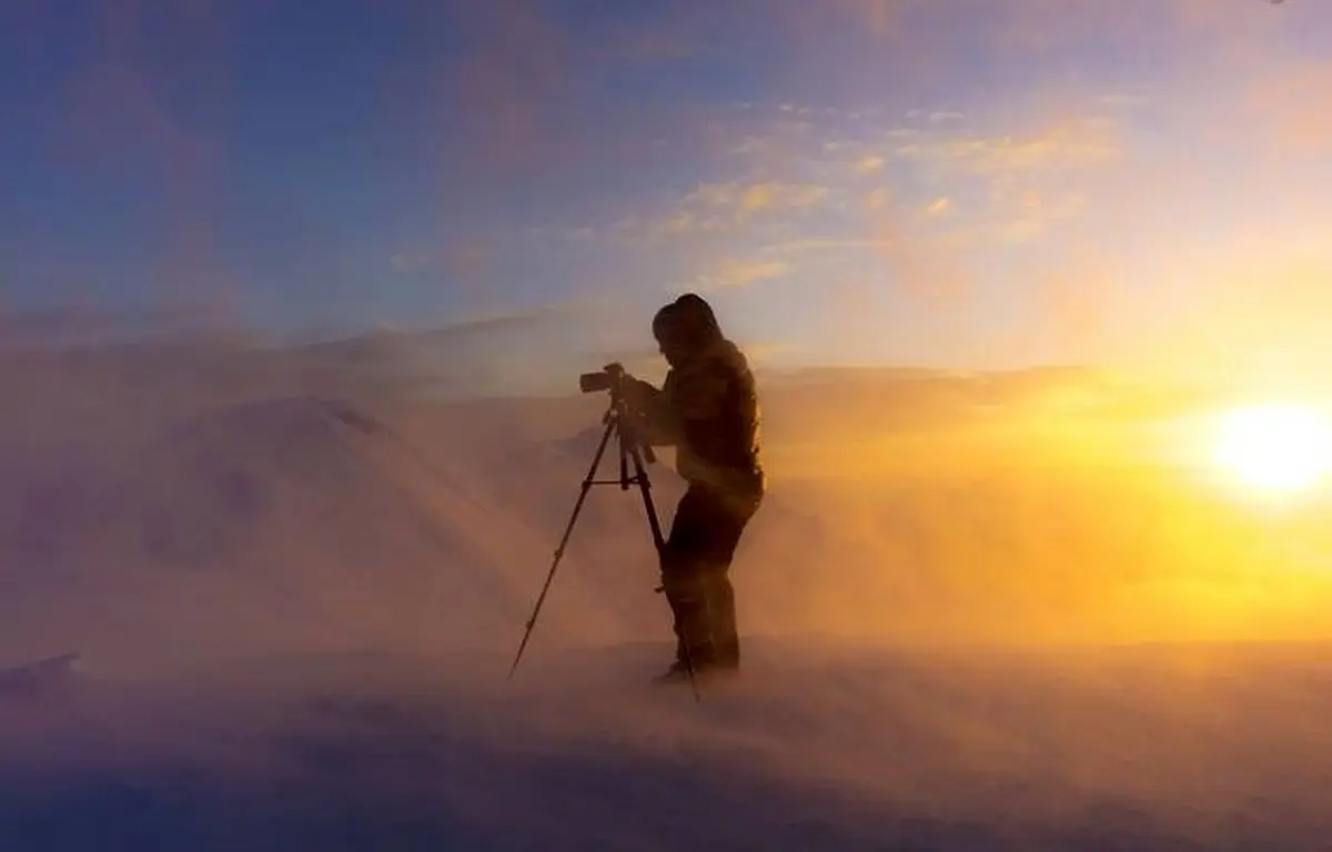 طلوع یخ زده / عکس