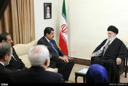 دیدار رئیس‌جمهوری ونزوئلا و هیات همراه با مقام معظم‌رهبری/تصاویر