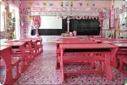 عکس جالب از چیدمان رویایی یک مدرسه دخترانه