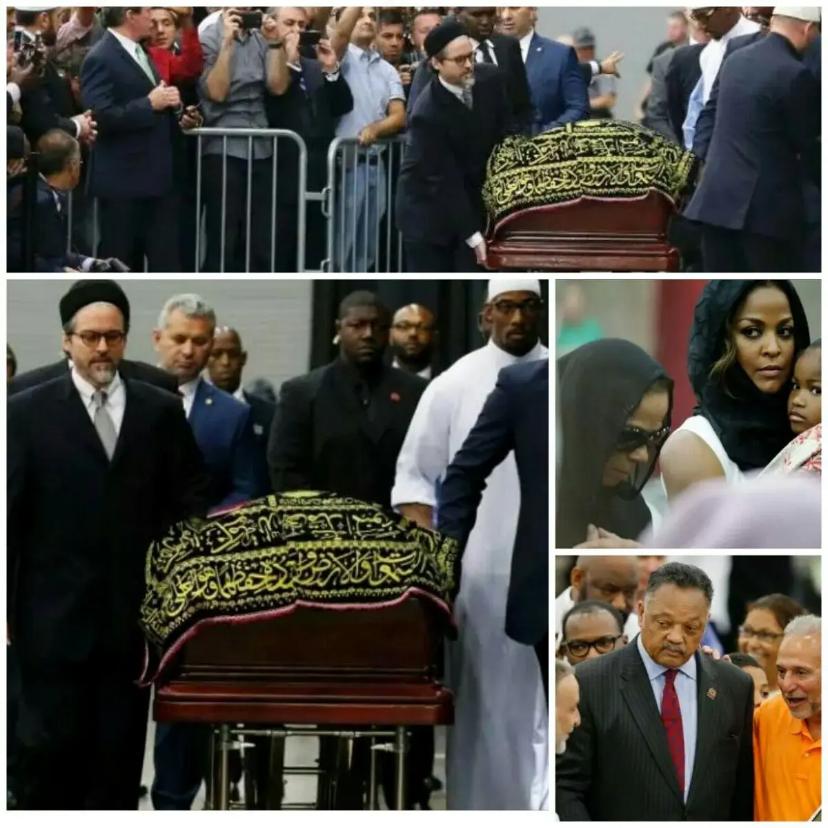 تشییع جنازه محمد علی کلی/ عکس
