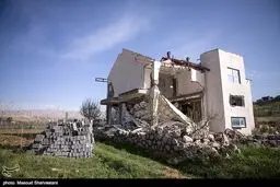عکس/ تخریب ویلای غیرمجاز در فیروزکوه