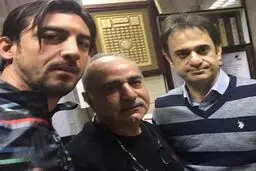 مهدی رحمتی در کنار پرویز پرستویی