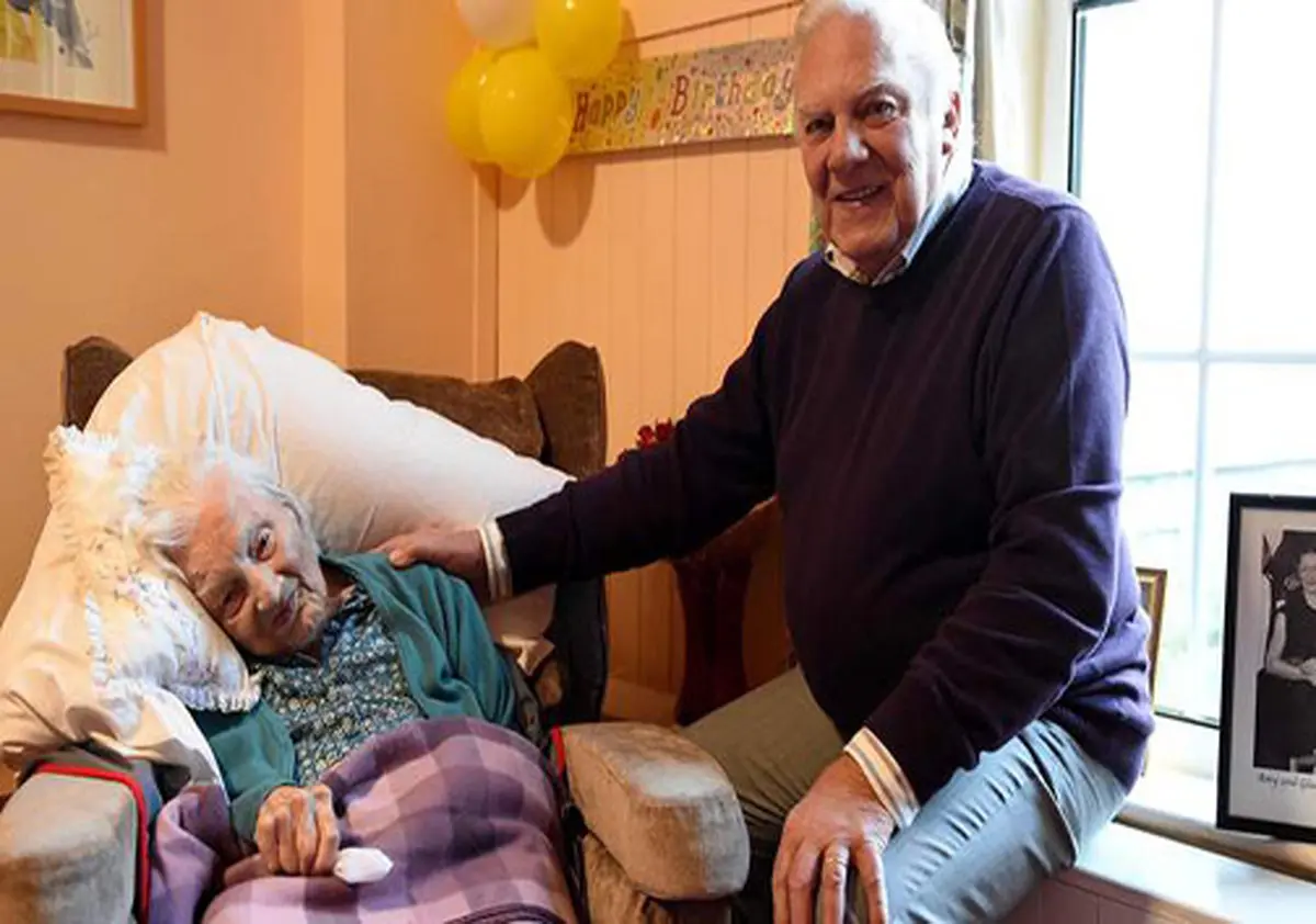 آرزوی عجیب پیرترین فردِ انگلستان در روز تولدش+ تصاویر