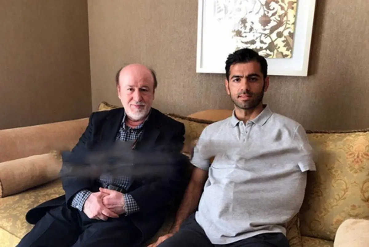عیادت مدیرعامل استقلال از منتظری/ افتخاری: دوران بدشانسی خیلی زود تمام می‌شود + عکس