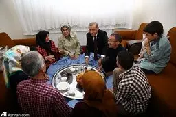افطار اردوغان با فقرا/عکس